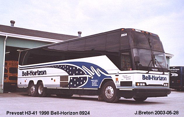 BUS/AUTOBUS: Prevost H3-41 1998 Bell-Horizon