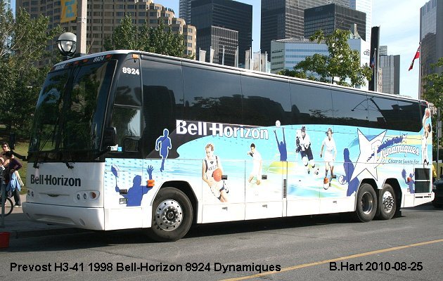 BUS/AUTOBUS: Prevost H3-41 1998 Bell-Horizon