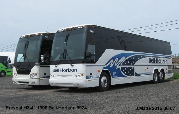 BUS/AUTOBUS: Prevost H3-41 1998 Bell-Horizon