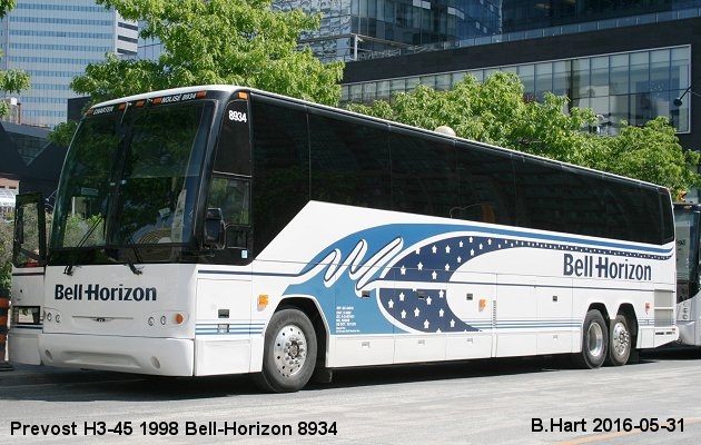 BUS/AUTOBUS: Prevost H3-45 1998 Bell-Horizon
