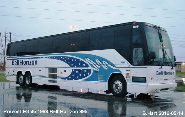 BUS/AUTOBUS: Prevost H3-45 1998 Bell-Horizon