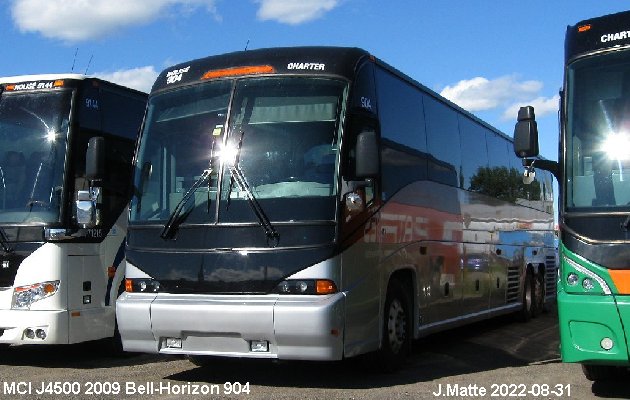 BUS/AUTOBUS: MCI J4500 2009 Bell-Horizon