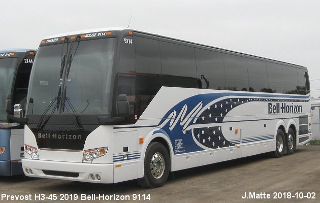 BUS/AUTOBUS: Prevost H3-45 2019 Bell-Horizon