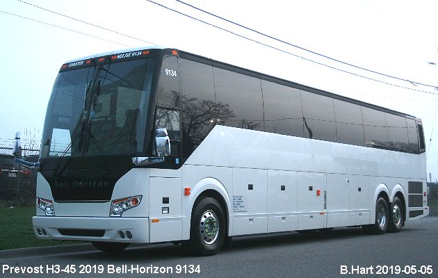 BUS/AUTOBUS: Prevost H3-45 2019 Bell-Horizon