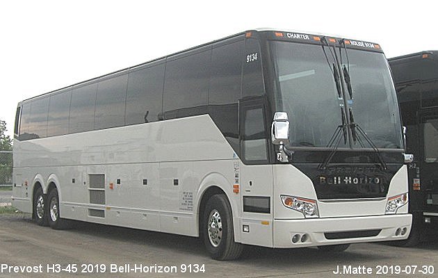 BUS/AUTOBUS: Prevost H3-45 2019 Bell-Horizon