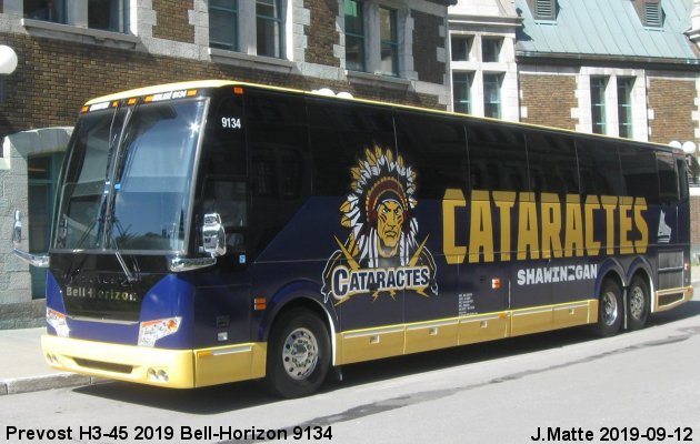 BUS/AUTOBUS: Prevost H3-45 2019 Bell-Horizon