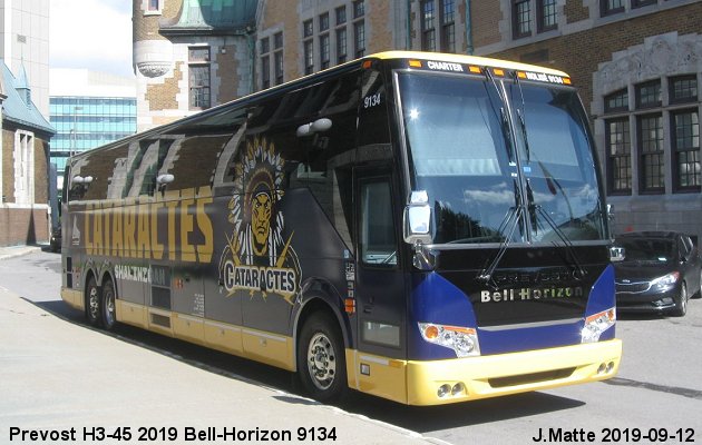 BUS/AUTOBUS: Prevost H3-45 2019 Bell-Horizon