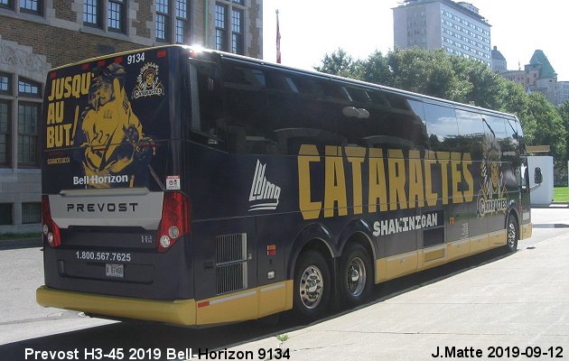 BUS/AUTOBUS: Prevost H3-45 2019 Bell-Horizon