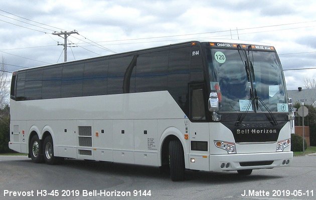 BUS/AUTOBUS: Prevost H3-45 2019 Bell-Horizon