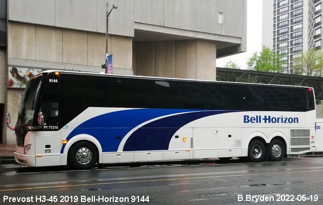 BUS/AUTOBUS: Prevost H3-45 2019 Bell-Horizon