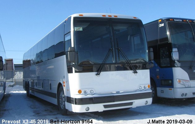 BUS/AUTOBUS: Prevost X3-45 2019 Bell-Horizon