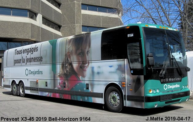 BUS/AUTOBUS: Prevost X3-45 2019 Bell-Horizon