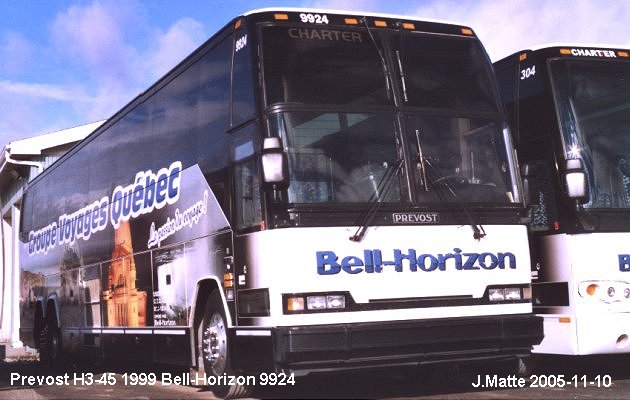 BUS/AUTOBUS: Prevost H3-45 1999 Bell-Horizon