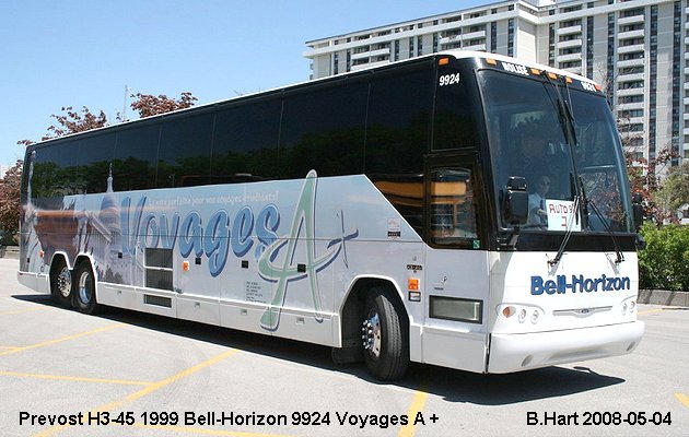 BUS/AUTOBUS: Prevost H3-45 1999 Bell-Horizon
