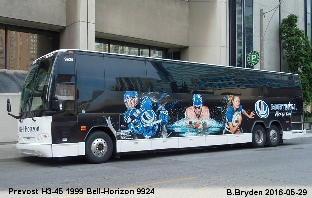 BUS/AUTOBUS: Prevost H3-45 1999 Bell-Horizon