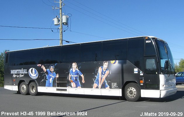 BUS/AUTOBUS: Prevost H3-45 0000 Bell-Horizon