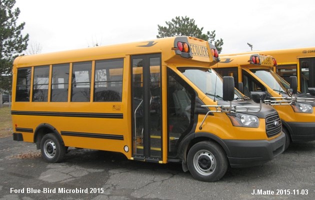 BUS/AUTOBUS: Blue Bird Microbird 2015 BlueBird