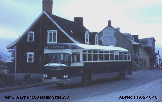 BUS/AUTOBUS: GMC Wayne urban 1960 Boischatel