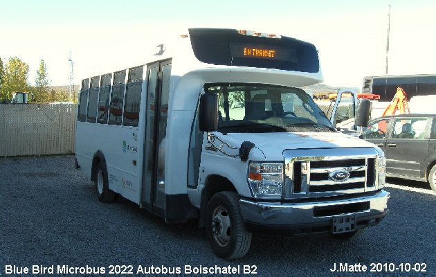 BUS/AUTOBUS: Blue Bird MicroBird 2020 Tours Vieux Quebec