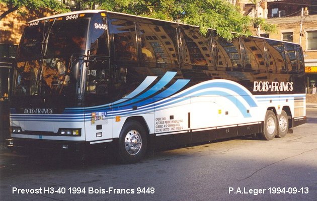 BUS/AUTOBUS: Prevost H3-40 1994 Bois-Francs