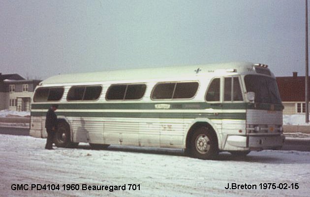 BUS/AUTOBUS: GMC PD4104 1960 Beauregard