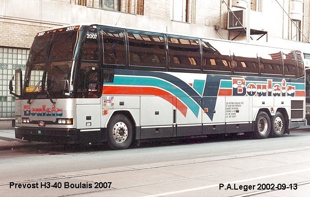 BUS/AUTOBUS: Prevost H3-40 1995 Boulais