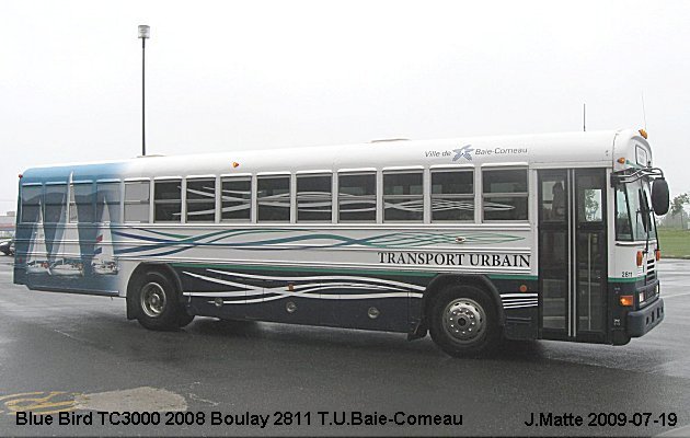 BUS/AUTOBUS: Blue Bird TC3000 2008 Boulay