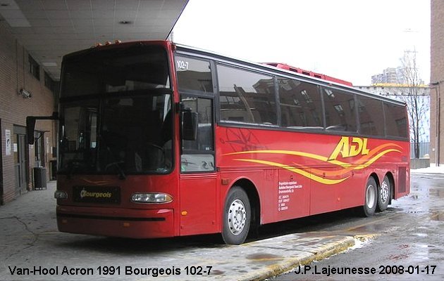 BUS/AUTOBUS: Van Hool Acron 1991 Bourgeois