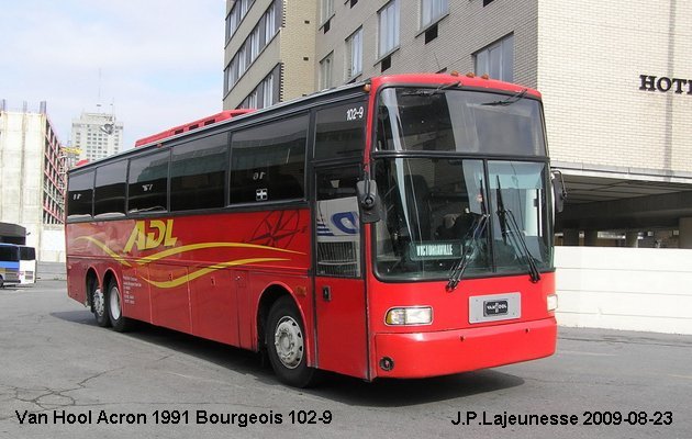 BUS/AUTOBUS: Van Hool Acron 1991 Bourgeois