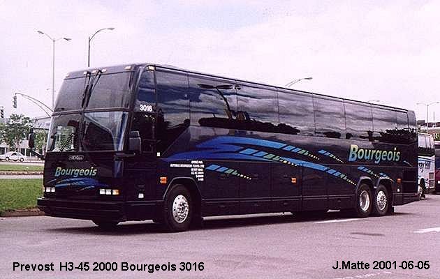 BUS/AUTOBUS: Prevost H3-45 2000 Bourgeois