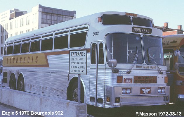 BUS/AUTOBUS: Eagle 5 1970 Bourgeois