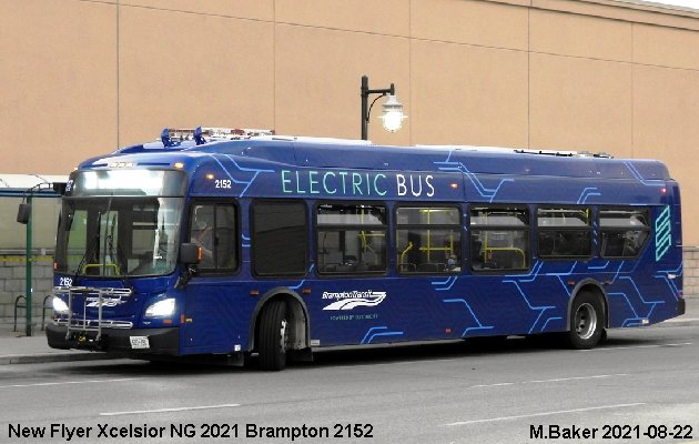 BUS/AUTOBUS: New Flyer Xcelsior NG 2021 Brampton