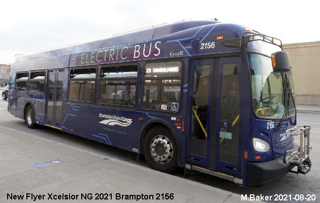 BUS/AUTOBUS: New Flyer Xcelsior NG 2021 Brampton