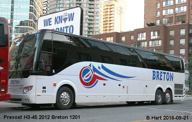 BUS/AUTOBUS: Prevost H3-45 2012 Breton
