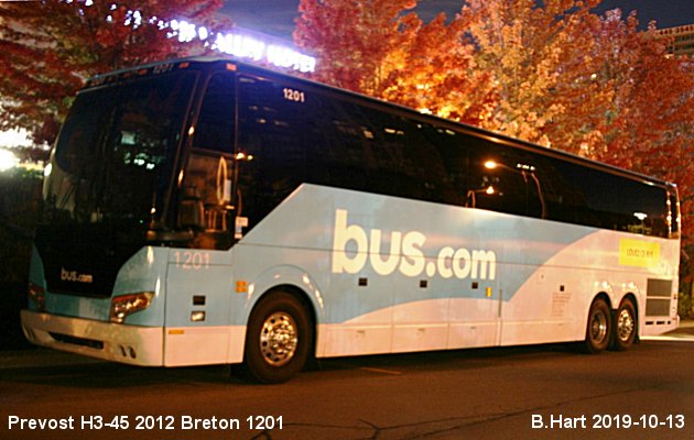 BUS/AUTOBUS: Prevost H3-45 2012 Breton