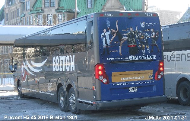 BUS/AUTOBUS: Prevost H3-45 2018 Breton