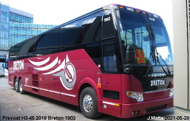 BUS/AUTOBUS: Prevost H3-45 2019 Breton