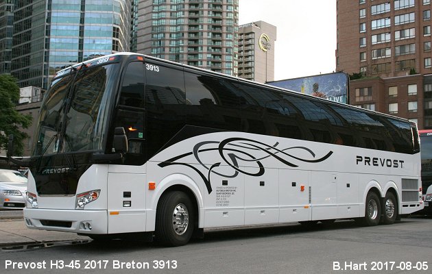 BUS/AUTOBUS: Prevost H3-45 2017 Breton