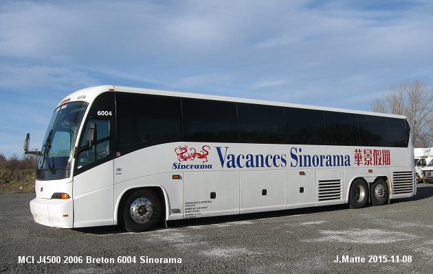 BUS/AUTOBUS: MCI J4500 2006 Breton