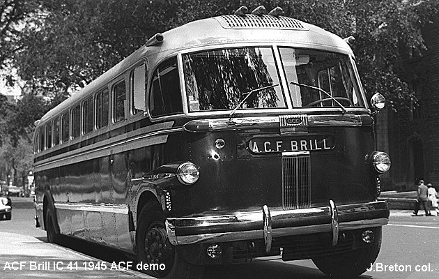 BUS/AUTOBUS: A.C.F./Brill IC 41 1945 Brill Demo