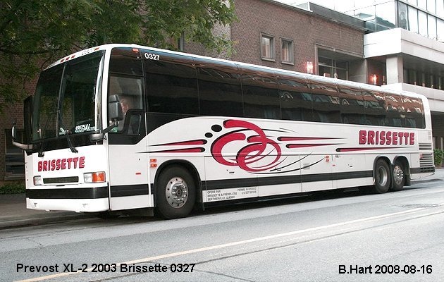 BUS/AUTOBUS: Prevost XL-2 2003 Brissette