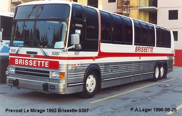 BUS/AUTOBUS: Prevost Mirage 1993 Brissette