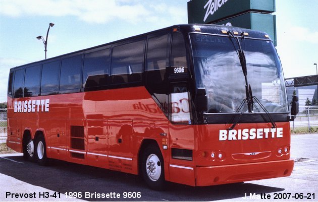 BUS/AUTOBUS: Prevost H3-41 1996 Brissette