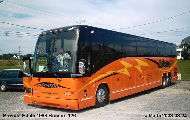 BUS/AUTOBUS: Prevost H3-45 1998 Brisson