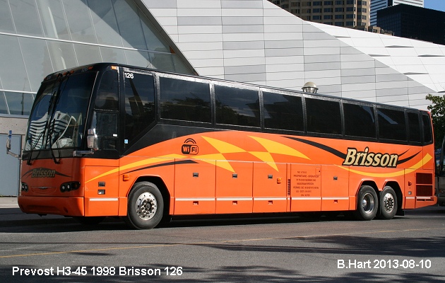 BUS/AUTOBUS: Prevost H3-45 1998 Brisson