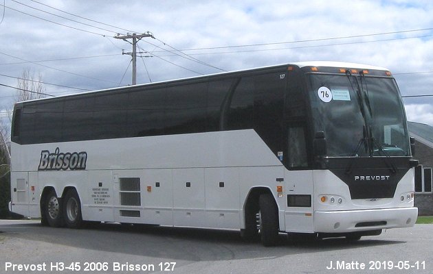 BUS/AUTOBUS: Prevost H3-45 2006 Brisson