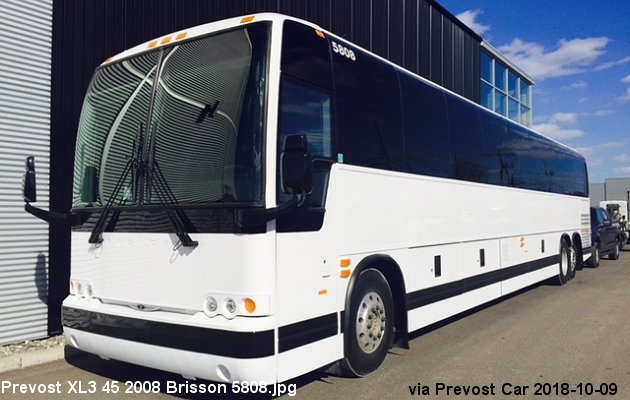BUS/AUTOBUS: Prevost X3-45 2008 Brisson