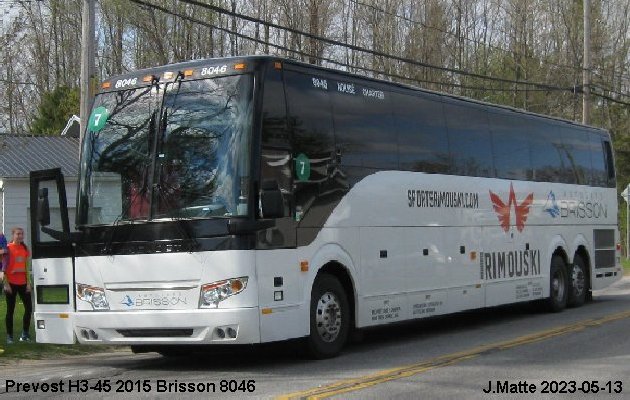 BUS/AUTOBUS: Prevost H3-45 2015 Brisson