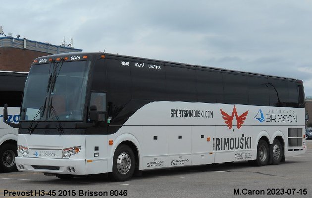 BUS/AUTOBUS: Prevost H3-45 2015 Brisson