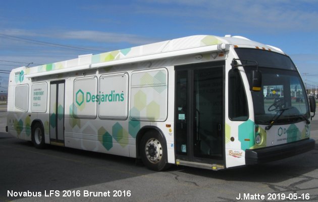 BUS/AUTOBUS: Novabus LFS 2016 Brunet